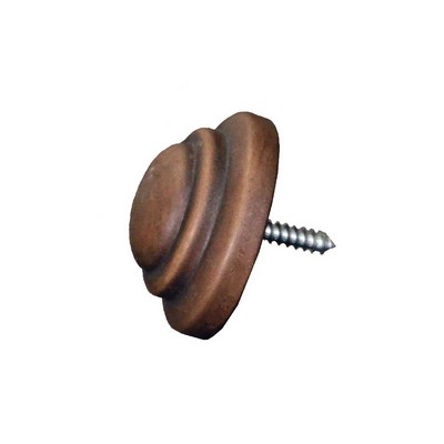 Menagerie Rod End Cap  Faux Wood